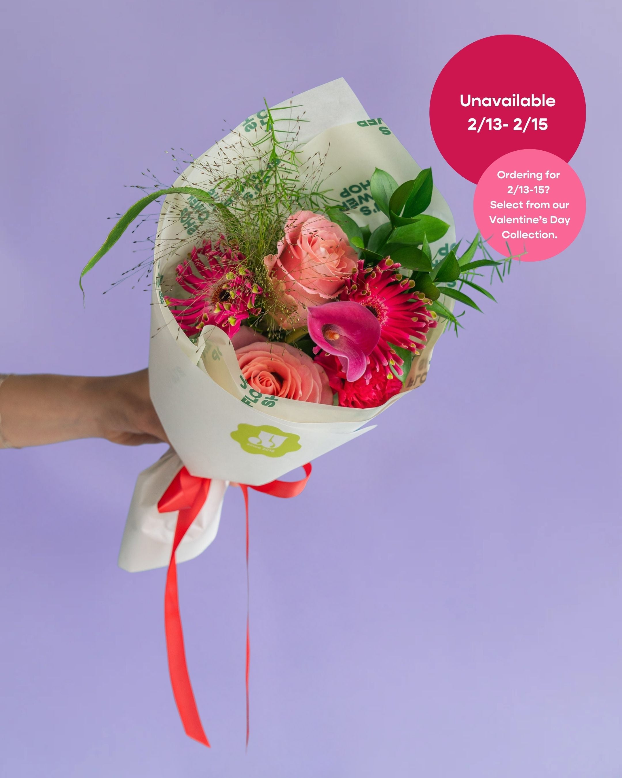 the Flwr Fwd: Monochrome Pink! – JJ's Flower Shop