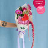 Funky Wrapped Bouquet