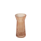 Lyrical Pink Ribbed Vase