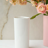 Brooklyn White Ceramic Vase