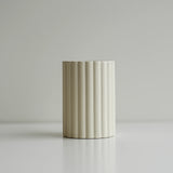 Daisy Ribbed Vase
