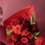 48 Rose Wrapped Bouquet