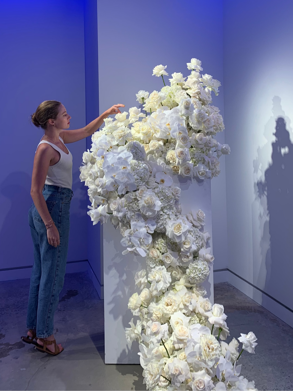 brand activations + installs, JJ's Flower Shop
