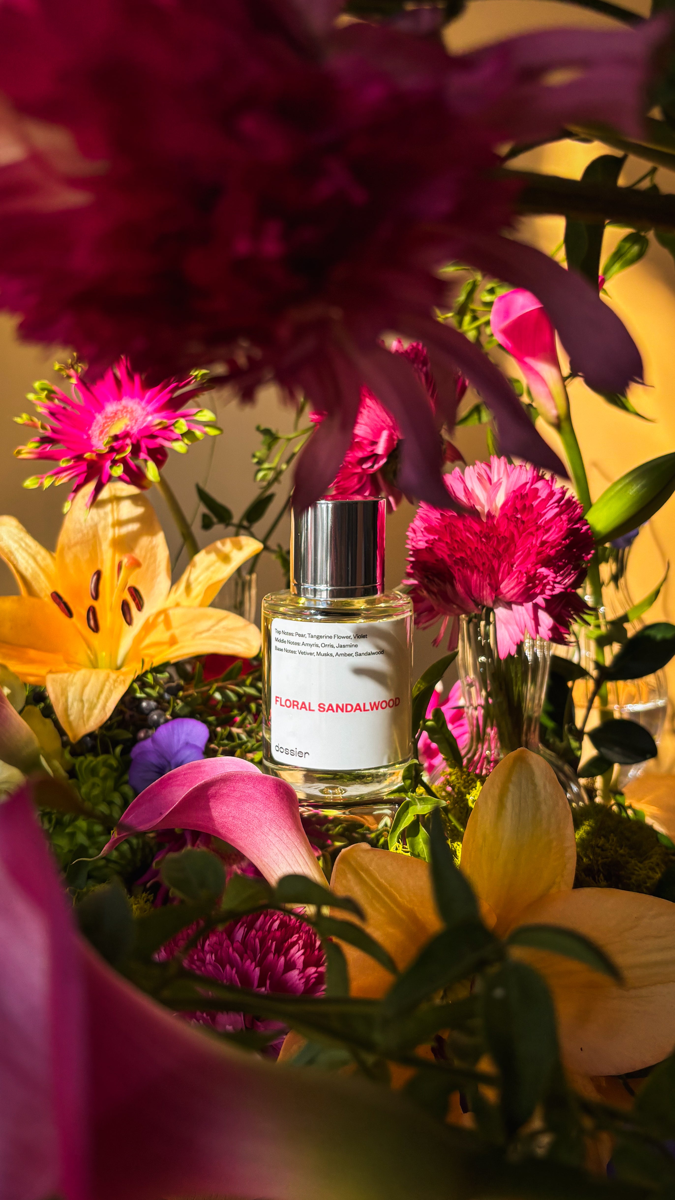 Dossier Floral Sandalwood Perfume – JJ's Flower Shop