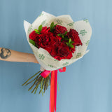 Rose Wrapped Bouquet