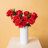 Dozen Rose Wrapped Bouquet