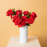 Dozen Rose Wrapped Bouquet
