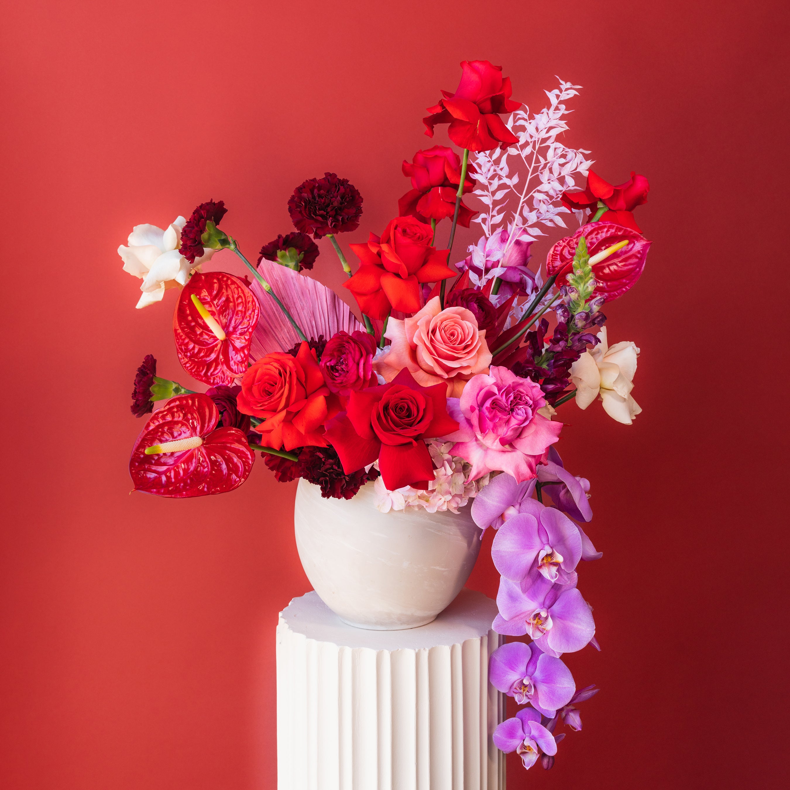 Grand Wrapped Bouquet – JJ's Flower Shop